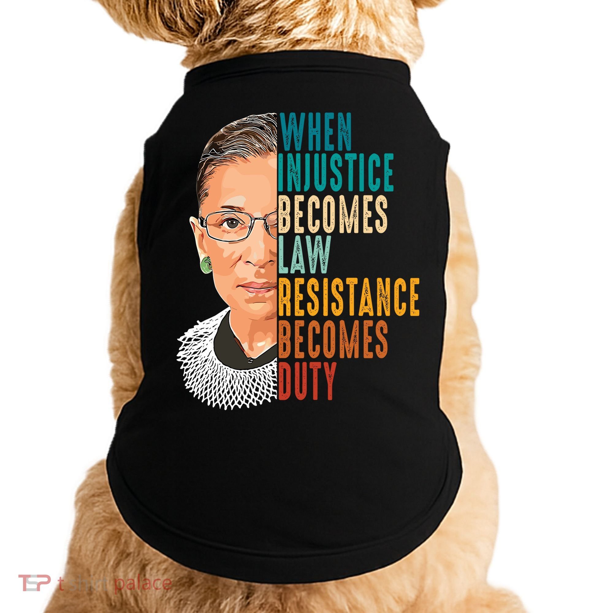 Ruth Bader Ginsburg Doggie Tank