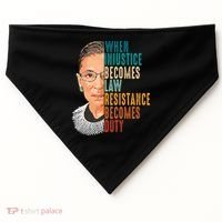 Ruth Bader Ginsburg USA-Made Doggie Bandana thumb 0