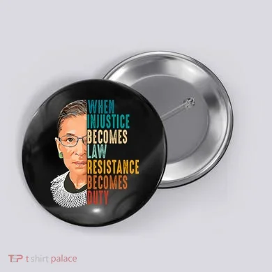 Ruth Bader Ginsburg Button
