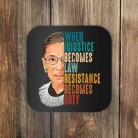 Ruth Bader Ginsburg Coaster thumb 0
