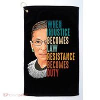 Ruth Bader Ginsburg Golf Towel thumb 0
