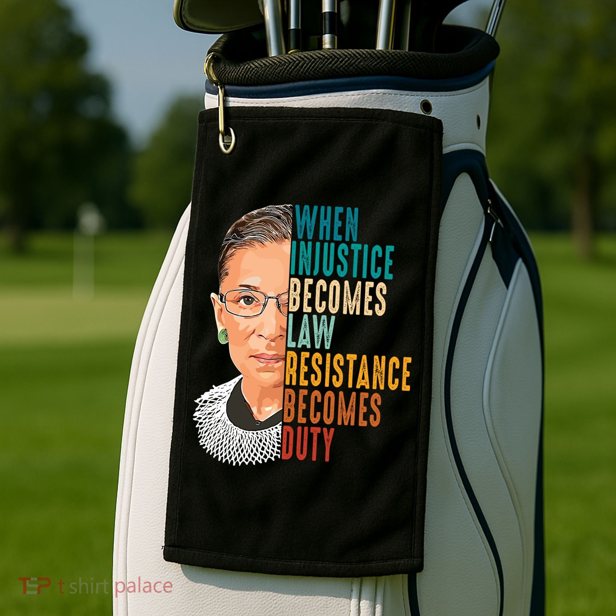 Ruth Bader Ginsburg Golf Towel