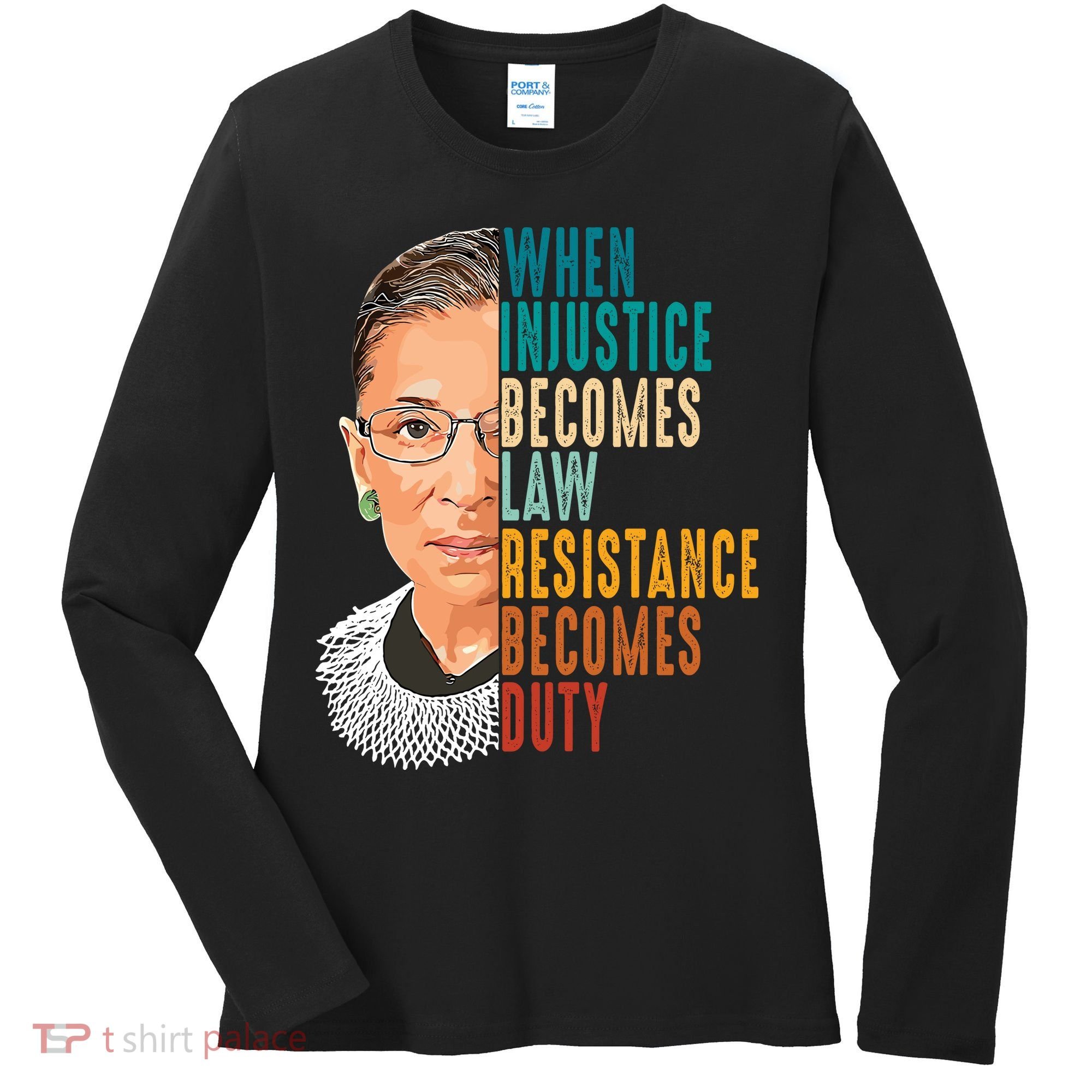 Ruth Bader Ginsburg Women's Long Sleeve Shirt