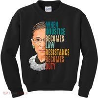 Ruth Bader Ginsburg Kids Sweatshirt thumb 0