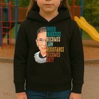 Ruth Bader Ginsburg Kids Hoodie thumb 3