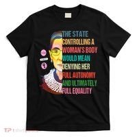 Ruth Bader Ginsburg Pro Choice Feminist RBG Supreme Court T-Shirt thumb 0