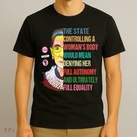 Ruth Bader Ginsburg Pro Choice Feminist RBG Supreme Court T-Shirt thumb 3
