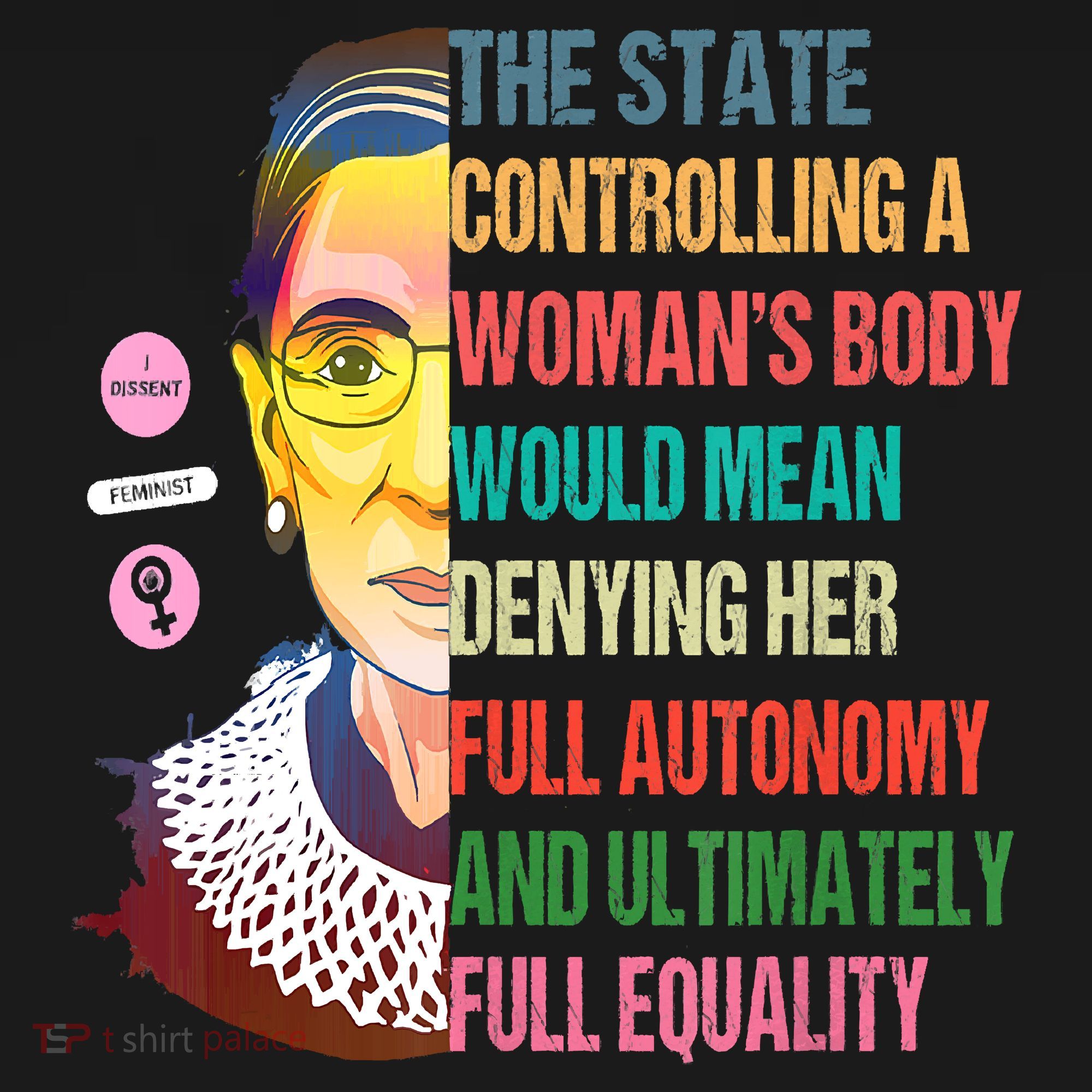 Ruth Bader Ginsburg Pro Choice Feminist RBG Supreme Court Women's Hoodie