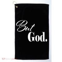 Religious But God Golf Towel thumb 0