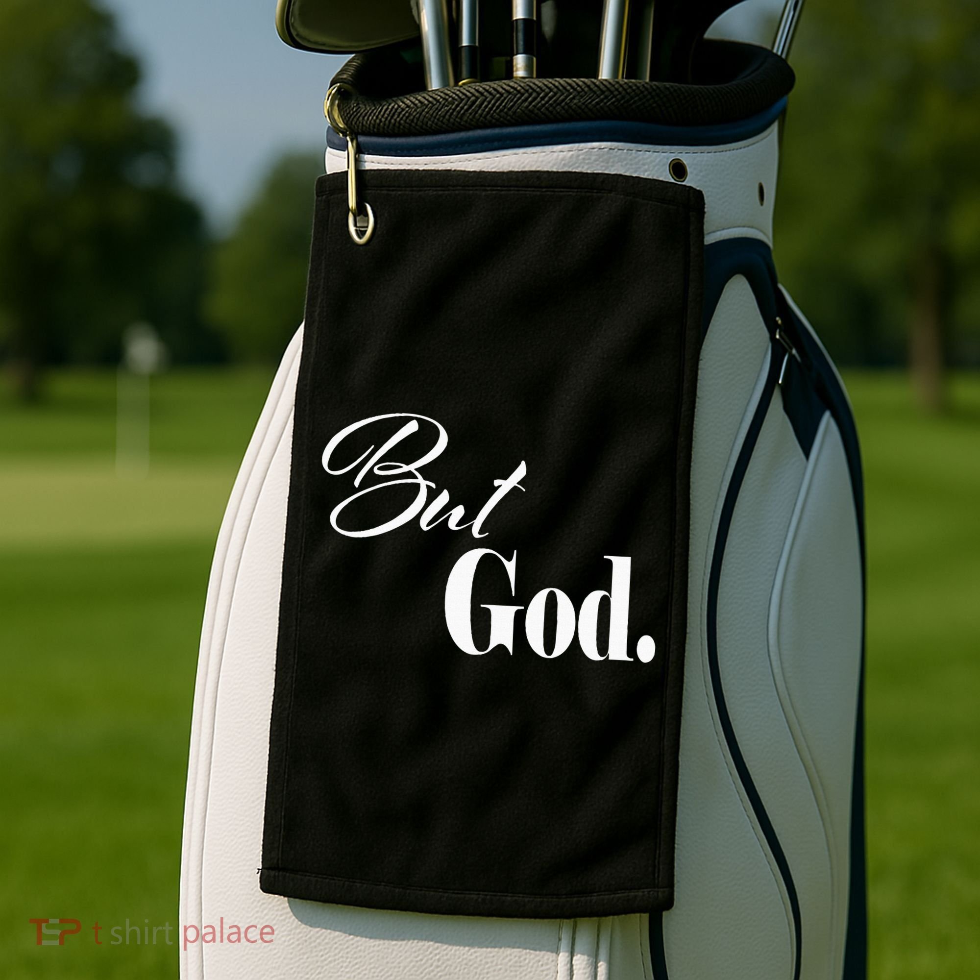 Religious But God Golf Towel