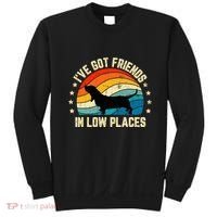 Retro Basset Hound IVe Got Friends In Low Places Sweatshirt thumb 0