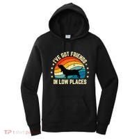 Retro Basset Hound IVe Got Friends In Low Places Women's Hoodie thumb 0