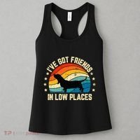Retro Basset Hound IVe Got Friends In Low Places Women's Tank Top thumb 3