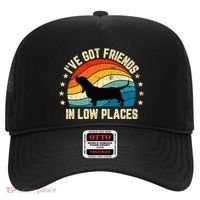 Retro Basset Hound IVe Got Friends In Low Places Hat thumb 0