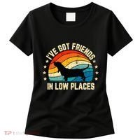 Retro Basset Hound IVe Got Friends In Low Places Women's T-Shirt thumb 0