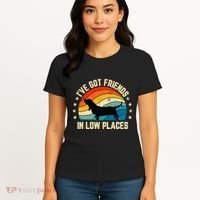 Retro Basset Hound IVe Got Friends In Low Places Women's T-Shirt thumb 4
