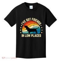 Retro Basset Hound IVe Got Friends In Low Places Kids T-Shirt thumb 0
