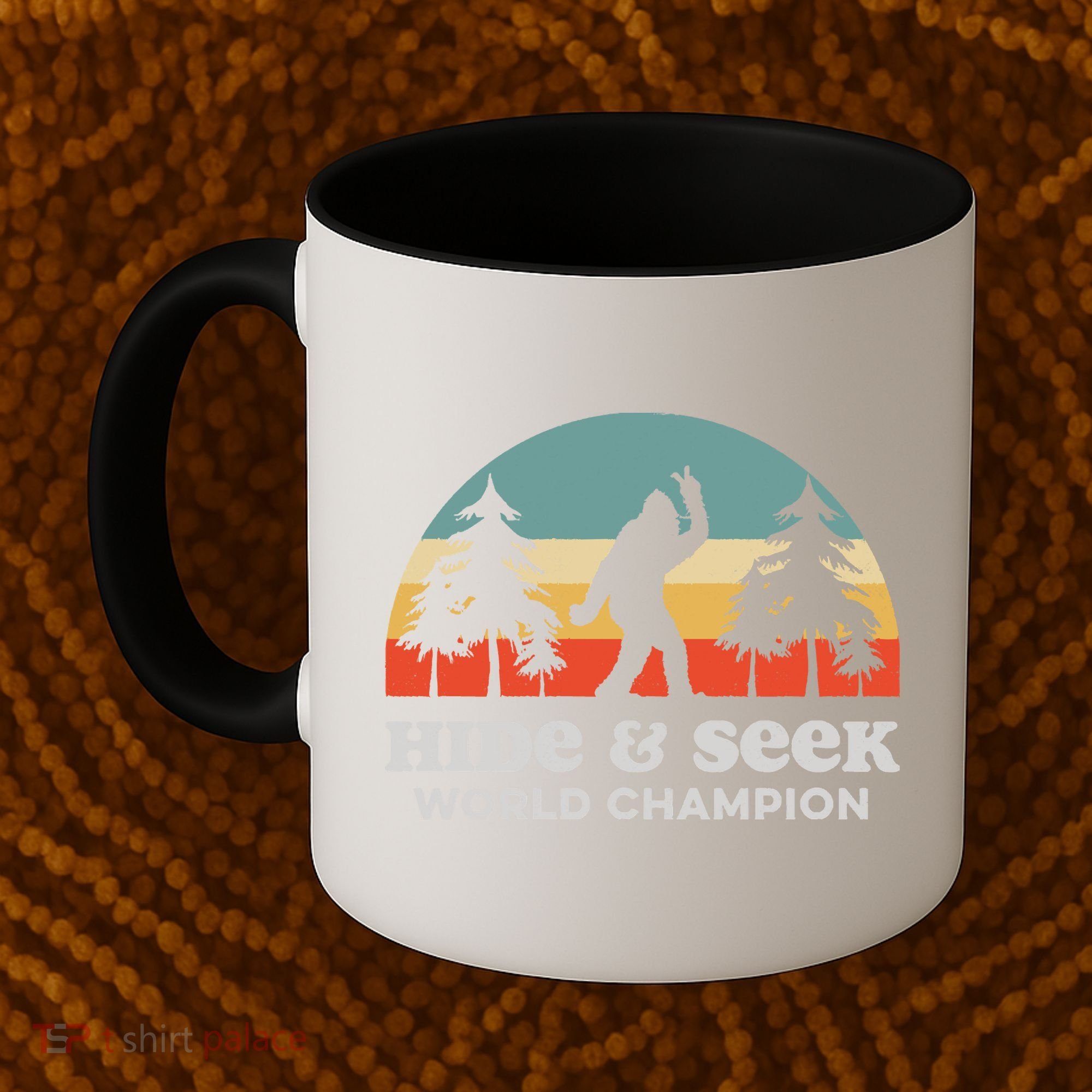 Retro Bigfoot Hide &Amp; Seek World Champion Coffee Mug