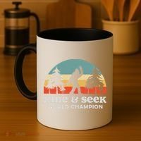 Retro Bigfoot Hide &Amp; Seek World Champion Coffee Mug thumb 4