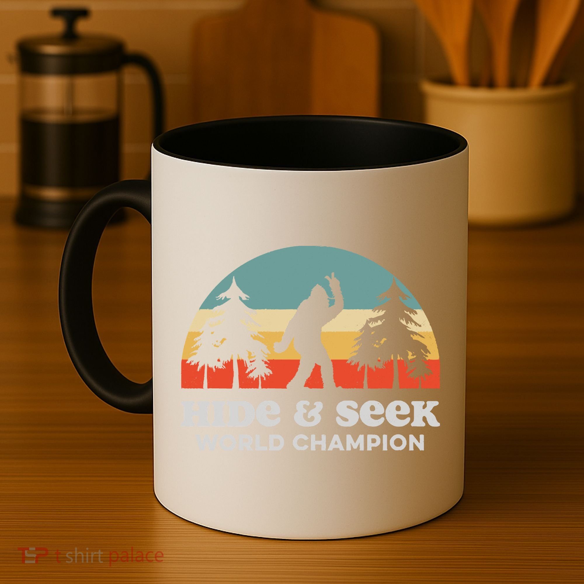 Retro Bigfoot Hide &Amp; Seek World Champion Coffee Mug
