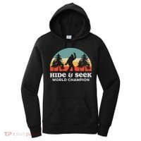 Retro Bigfoot Hide &Amp; Seek World Champion Women's Hoodie thumb 0