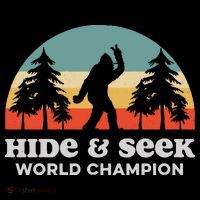 Retro Bigfoot Hide &Amp; Seek World Champion Kids Colorblock Raglan Jersey thumb 2