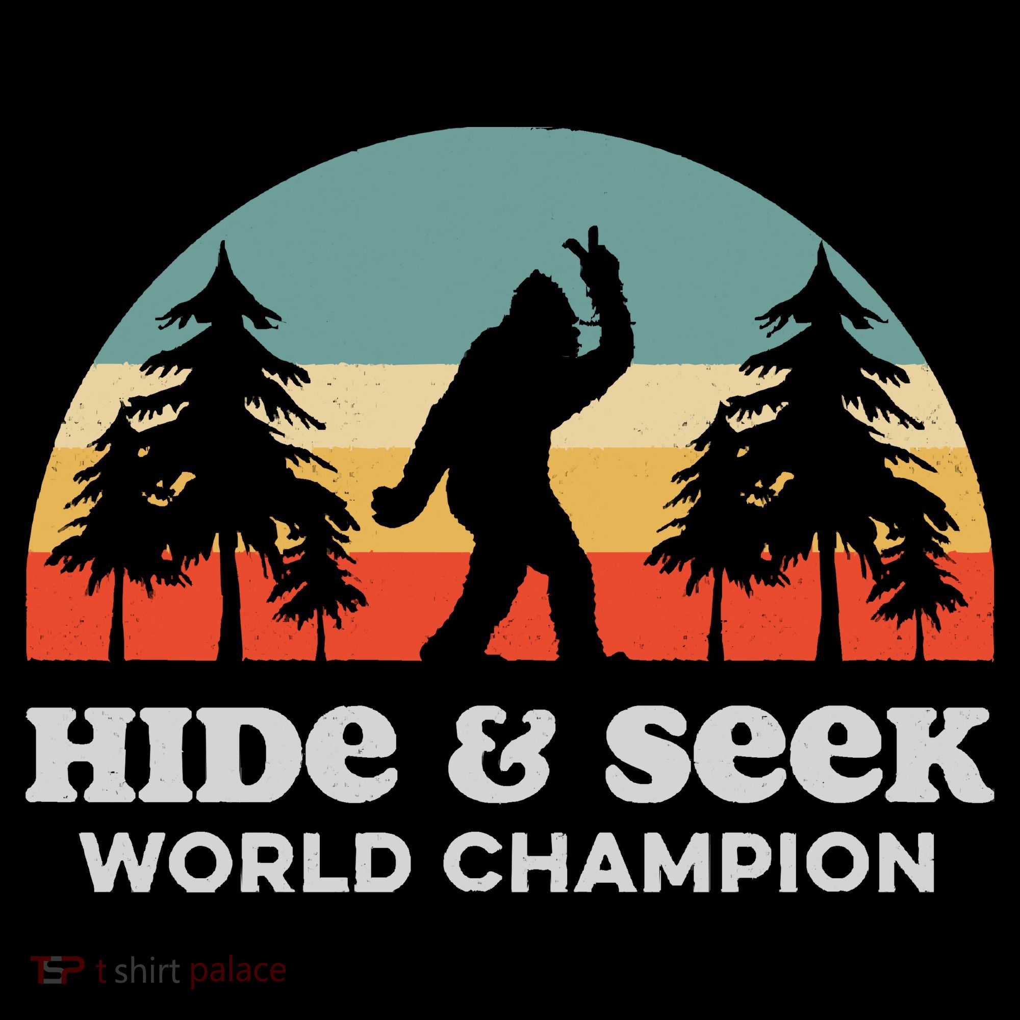 Retro Bigfoot Hide &Amp; Seek World Champion Kids Colorblock Raglan Jersey