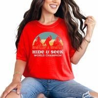 Retro Bigfoot Hide &Amp; Seek World Champion Comfort Colors T-Shirt thumb 0
