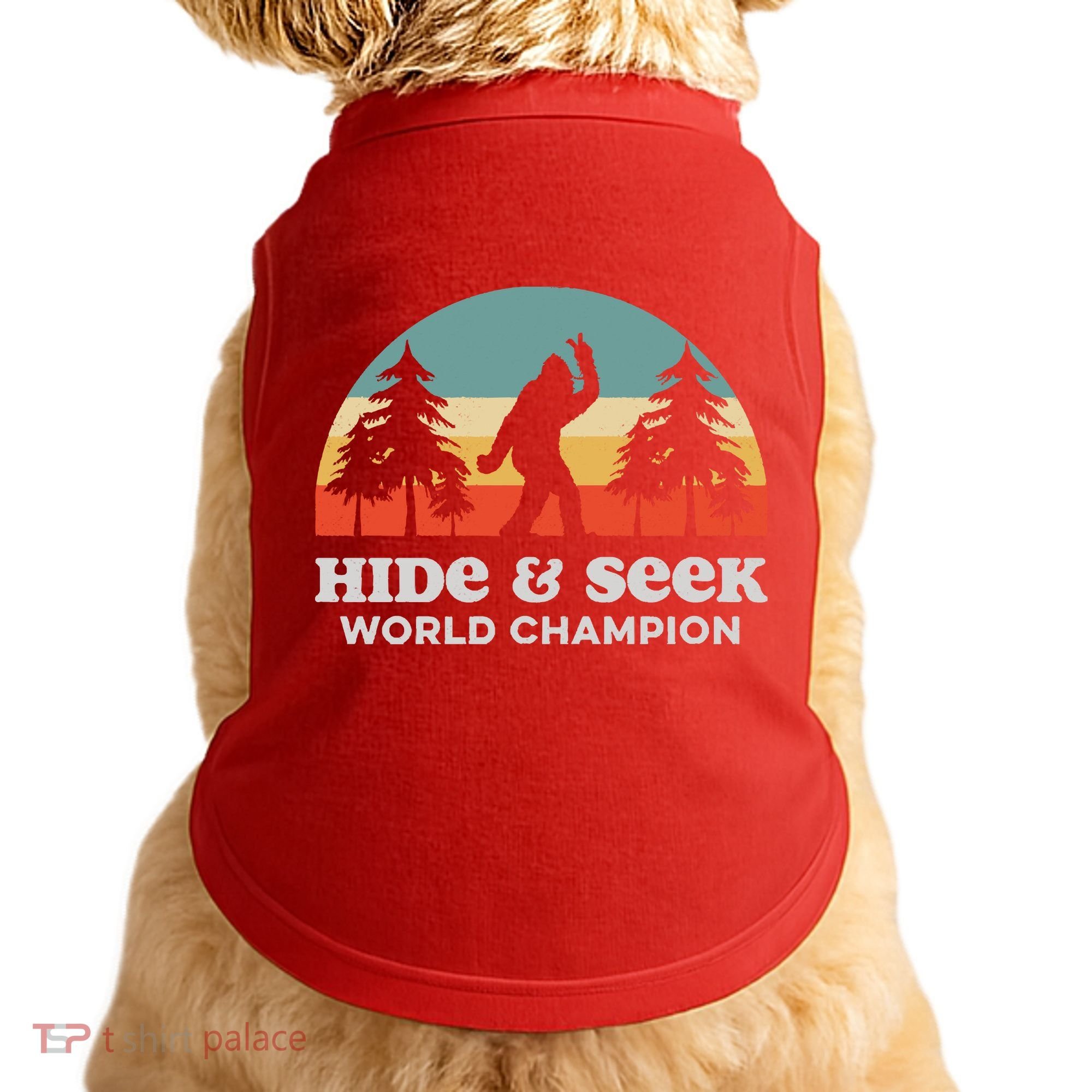 Retro Bigfoot Hide &Amp; Seek World Champion Doggie Tank