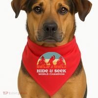 Retro Bigfoot Hide &Amp; Seek World Champion USA-Made Doggie Bandana thumb 1