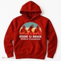 Retro Bigfoot Hide &Amp; Seek World Champion Hoodie thumb 0
