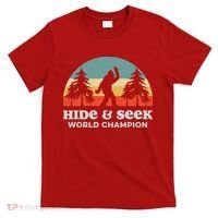 Retro Bigfoot Hide &Amp; Seek World Champion T-Shirt thumb 0