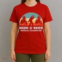 Retro Bigfoot Hide &Amp; Seek World Champion T-Shirt thumb 4
