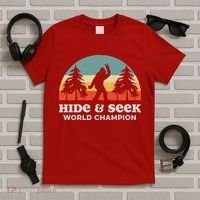 Retro Bigfoot Hide &Amp; Seek World Champion T-Shirt thumb 5