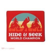 Retro Bigfoot Hide &Amp; Seek World Champion Mousepad thumb 0