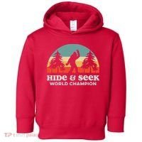 Retro Bigfoot Hide &Amp; Seek World Champion Toddler Hoodie thumb 0