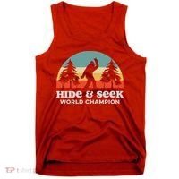 Retro Bigfoot Hide &Amp; Seek World Champion Tank Top thumb 0
