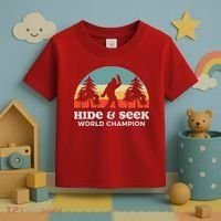 Retro Bigfoot Hide &Amp; Seek World Champion Toddler T-Shirt thumb 3