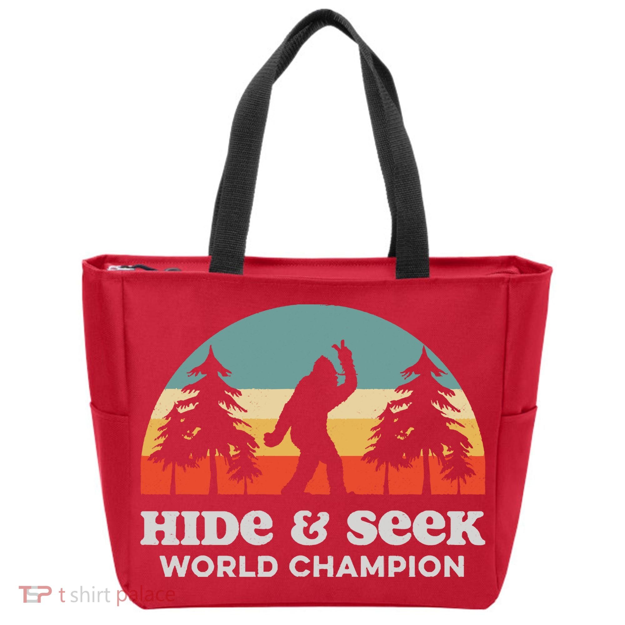 Retro Bigfoot Hide &Amp; Seek World Champion Tote Bag
