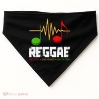Reggae Black History Month BLM Rasta African Music Lover USA-Made Doggie Bandana thumb 0