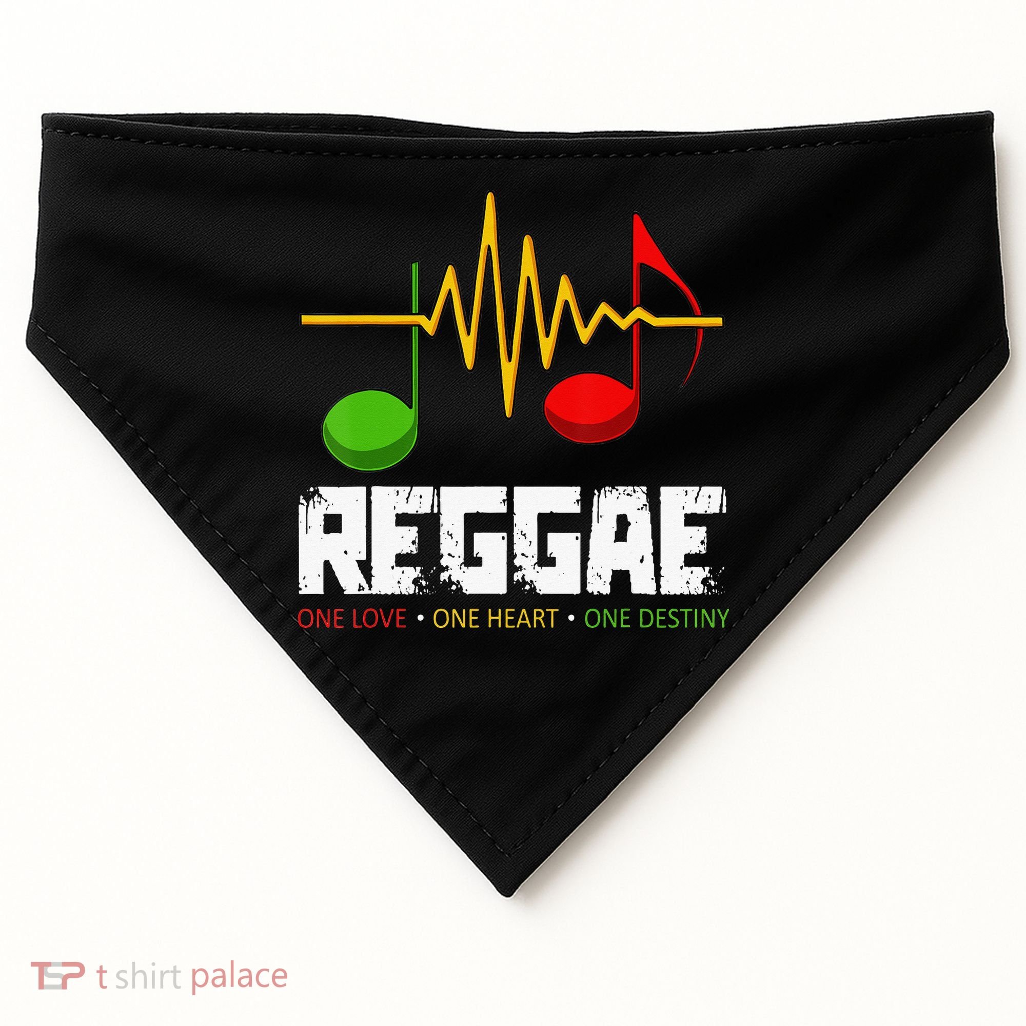 Reggae Black History Month BLM Rasta African Music Lover USA-Made Doggie Bandana