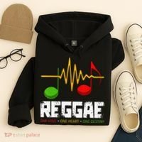 Reggae Black History Month BLM Rasta African Music Lover Hoodie thumb 4