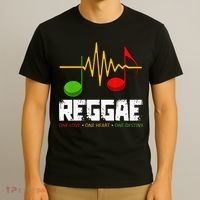 Reggae Black History Month BLM Rasta African Music Lover T-Shirt thumb 3