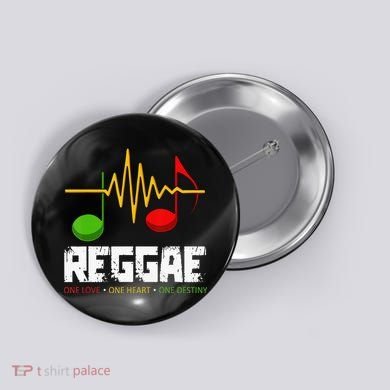 Reggae Black History Month BLM Rasta African Music Lover Button