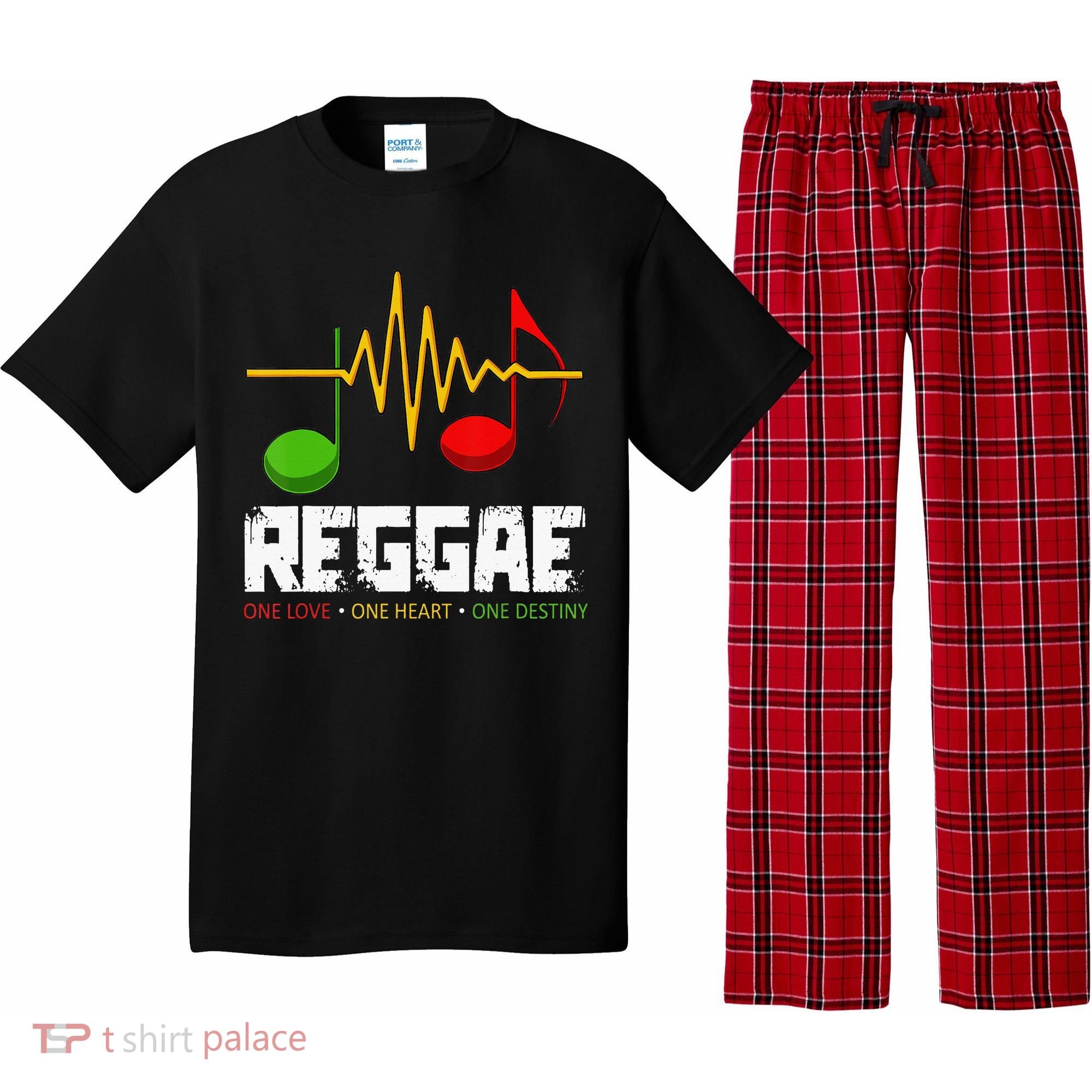 Reggae Black History Month BLM Rasta African Music Lover Pajama Set