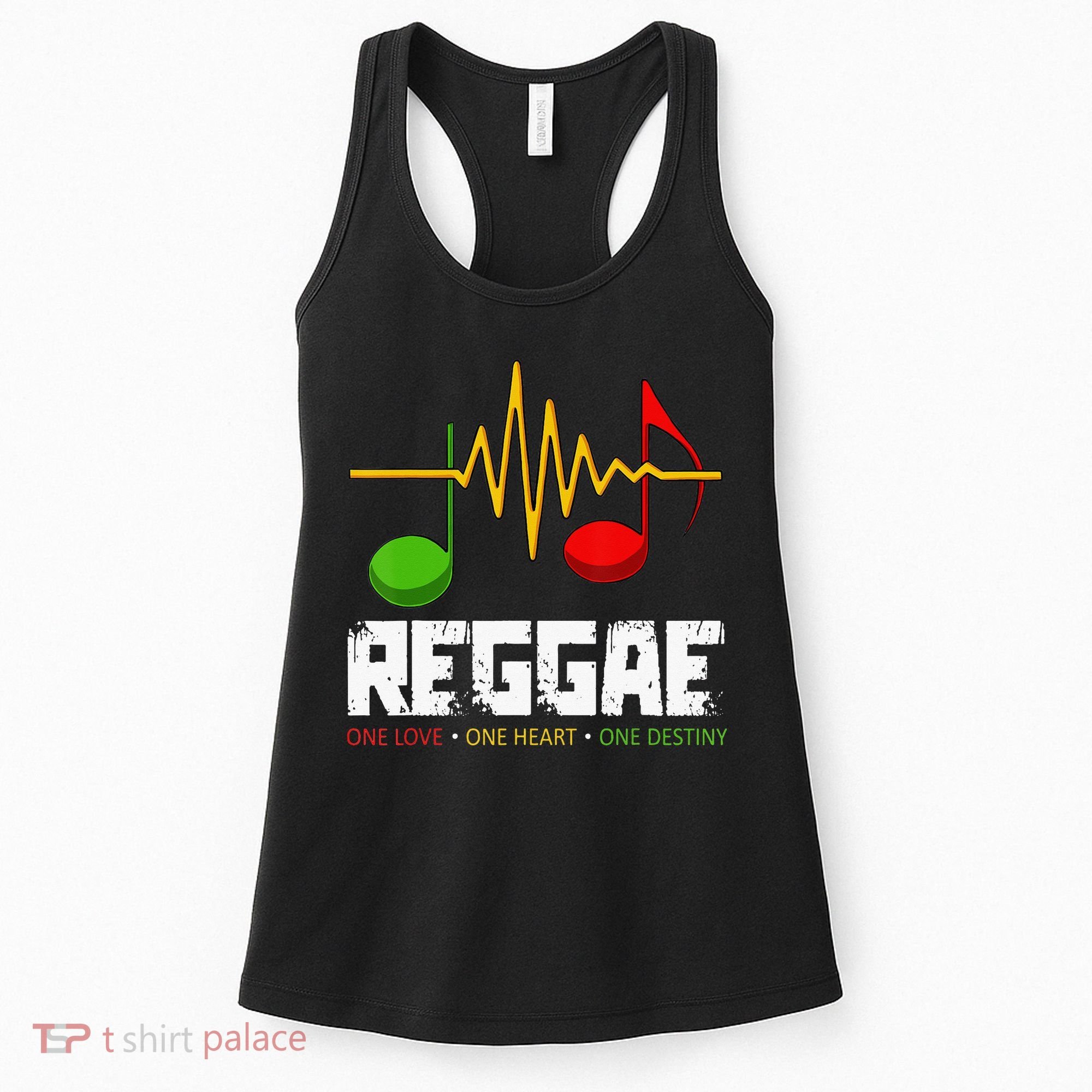 Reggae Black History Month BLM Rasta African Music Lover Women's Tank Top