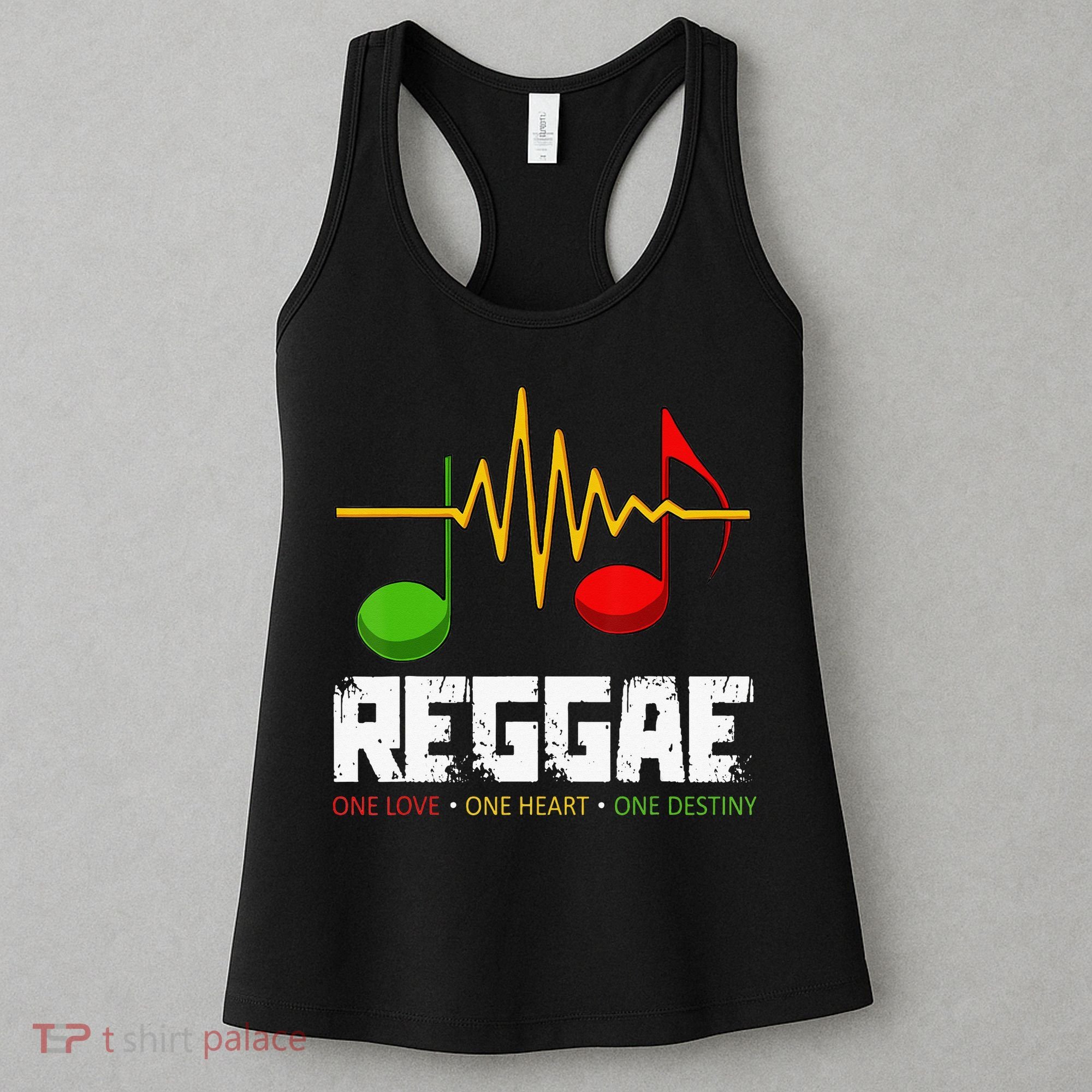 Reggae Black History Month BLM Rasta African Music Lover Women's Tank Top