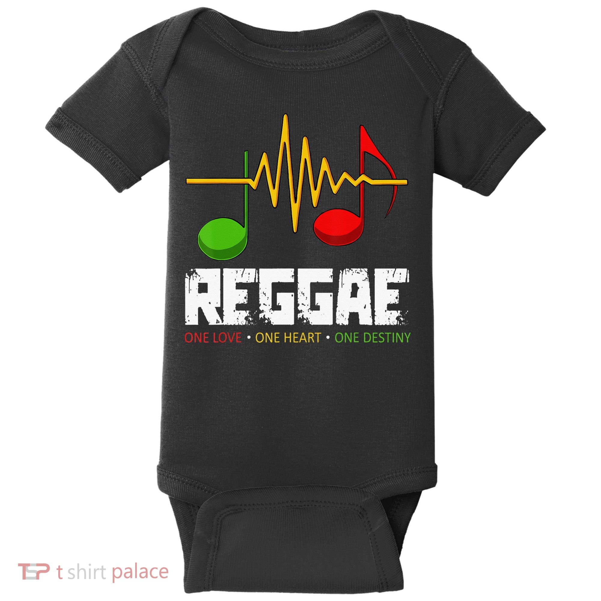 Reggae Black History Month BLM Rasta African Music Lover Baby Bodysuit