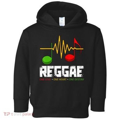 Reggae Black History Month BLM Rasta African Music Lover Toddler Hoodie