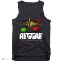 Reggae Black History Month BLM Rasta African Music Lover Tank Top thumb 0